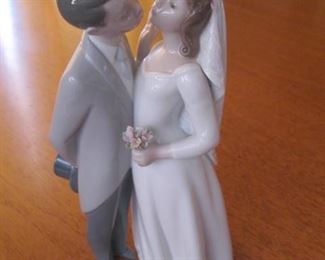 The Happy Pair, Lladro Bride & Groom