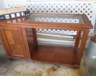 Console Table with Storage Cabinet & Shelf (2-Matching Pieces in next photos)