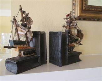 Nautical-Themed Book Ends