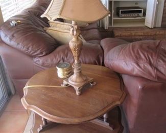 Vintage 2-Tier End Table