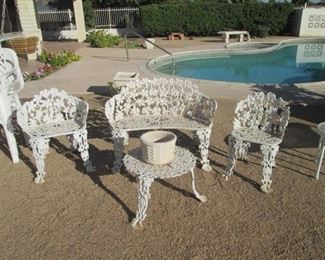 Matching Settee, Chairs & Table