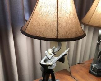 Art Deco Jester Lamp