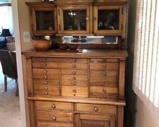 Antique Dental Cabinet