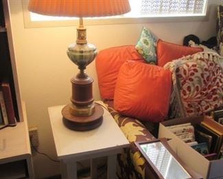 Table Lamp & Small Side Table