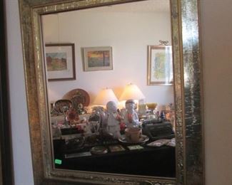 Gold Embellished Wall Mirror