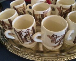 Set of 11-Mexican Demitasse Cups or Shot Glasses