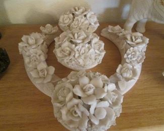 Porcelain Floral Centerpiece