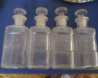 Apothecary Perfume Bottles, C-1930's