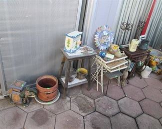 Patio Accent Furniture & Potting Items