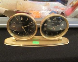 Vintage Desk Clock/Barometer 