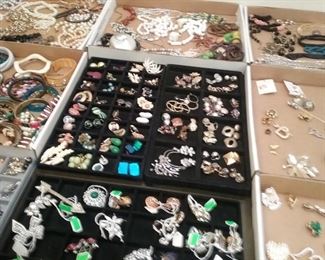 Lots of Costume Jewelry - vintage and newer