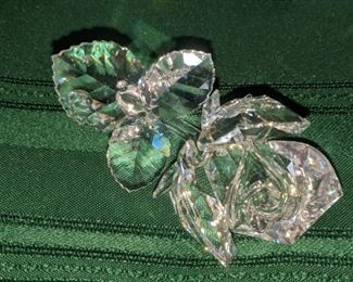 Swarovski crystal rose