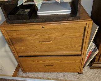 $30  Wood file cabinet