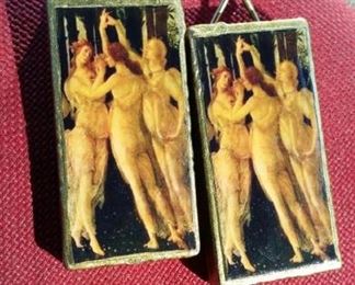 tbs Botticellis Three Graces earrings