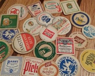 tbs vintage beer coasters