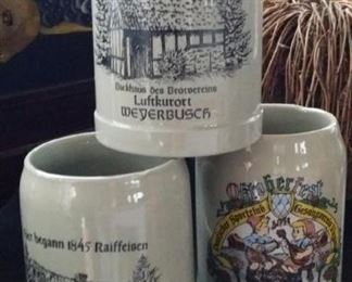 tbs vintage beer steins