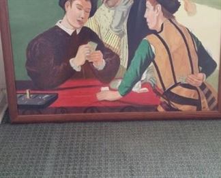tage sale renaissance card players