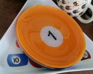 tbs billiards plates and platter