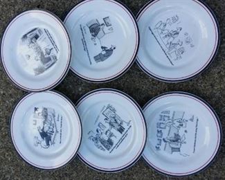 tbs 6 Restoration Hardware The New Yorker comic plates