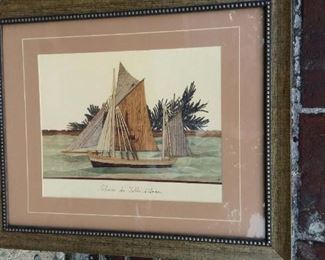 tbs framed sailboat