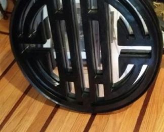 tbs Chinese black charachter mirror