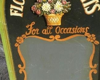 tbs flowers and plants chalkboard