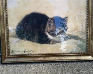 tbs framed kitten print