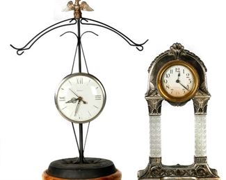 Collection of Two Table Clocks