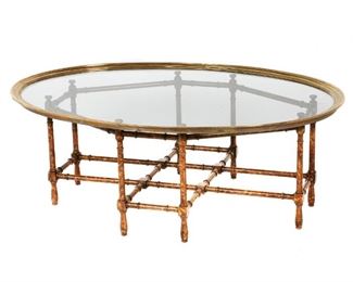 Hollywood Regency Style Cocktail Table