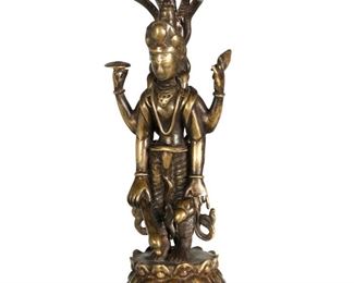 Bronze Figure of Vishnu