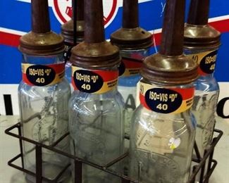 ISO=VIS "D" 40 Glass Oil Bottles