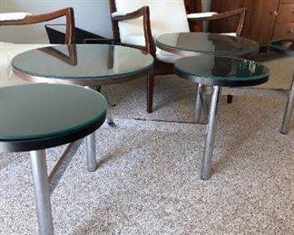 MCM Coffee Table and Pair of English Lounge Chairs