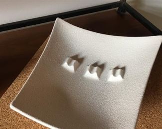 Heavily Textured Haeger Ashtray