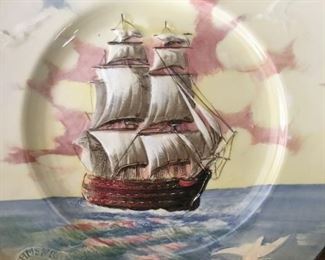 Painted and Embossed--Trafalgar Commemerative