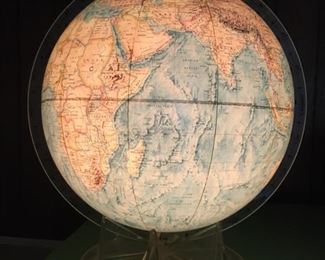 Lighted Planet Earth Globe--Beauty!