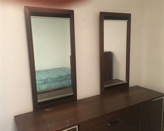60/70's Double-Mirror, Bedroom Dresser