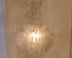 Capiz Shell 3 tier handing lamp