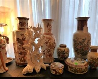 Oriental Vases and other items