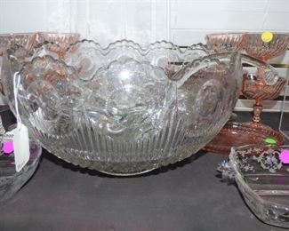 Antique Punch Bowl Set