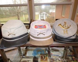 Civil War Re-Enactment caps