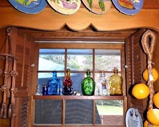 Wheaton glass bottles, etc.