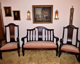 Antique 3 Piece Parlor Set