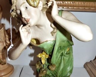 Gorgeous Art Nouveau Bust