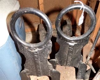 Hand Forged Andirons