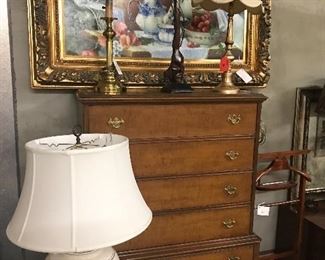 Antique highboy