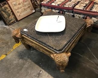 Indian elephant coffee table