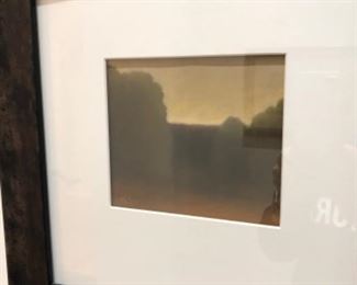 Framed pastel on paper by Scott Jeffs