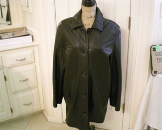 Beautiful, soft leather coat
