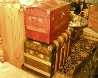 Beautiful Antique trunks