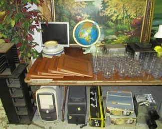Globe glassware and household items
